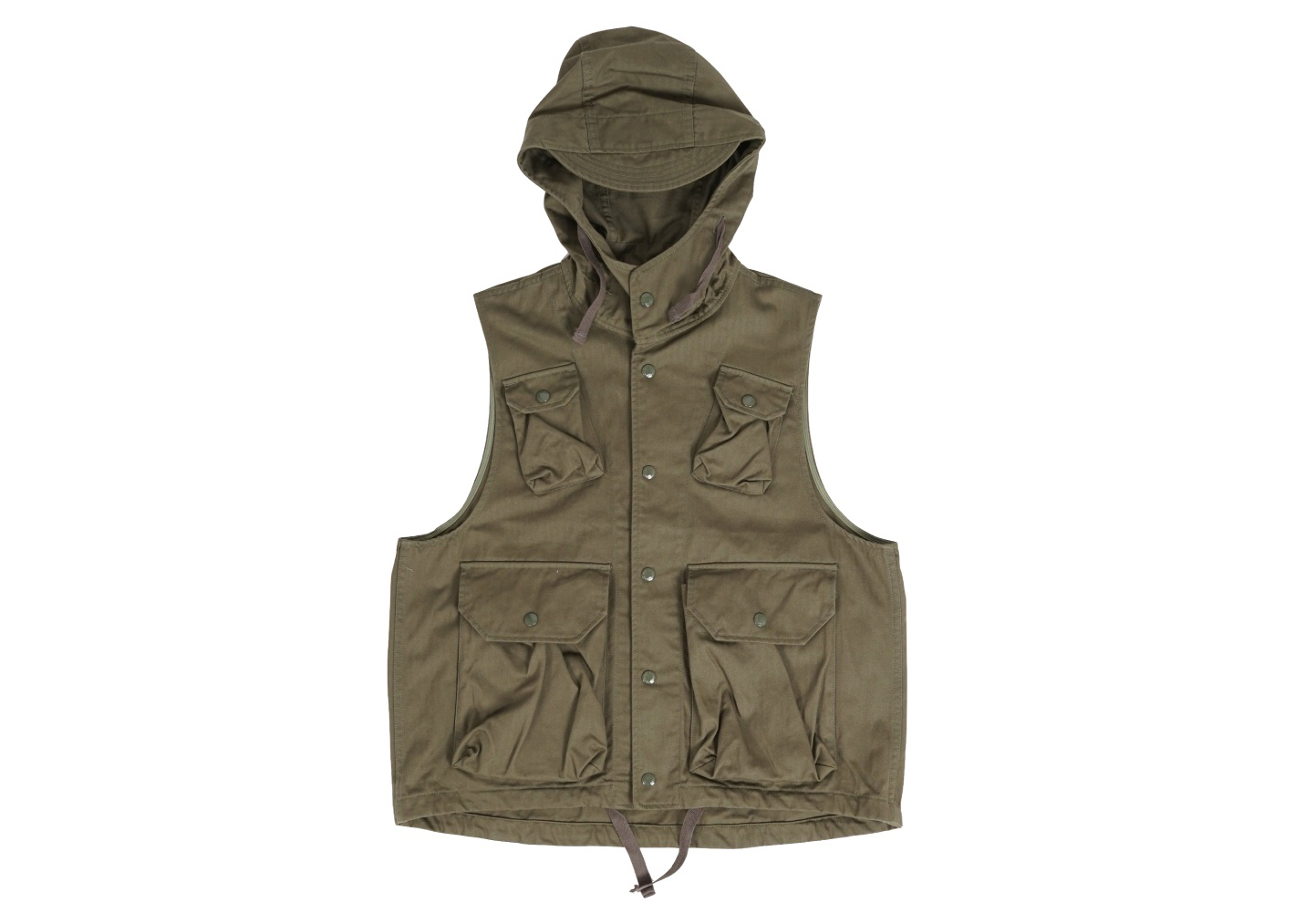 Engineered Garments Field Vest Vest Olive - SS21 Men's - US
