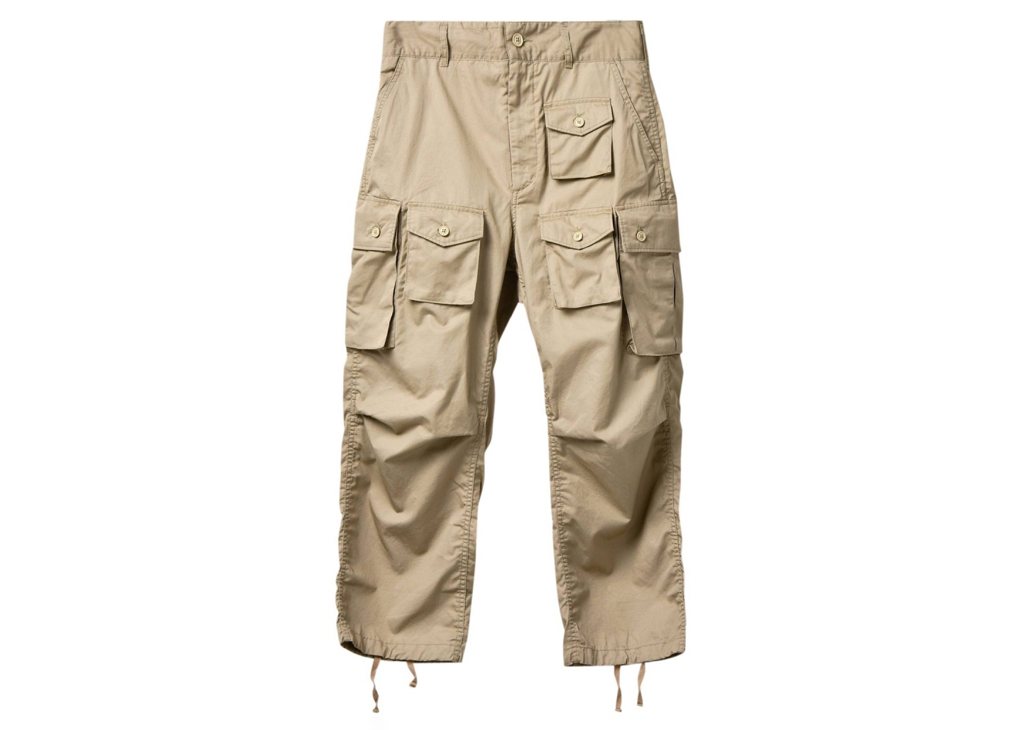 Engineered Garments Highcount Twill FA Pant Khaki - SS21 Men's - US