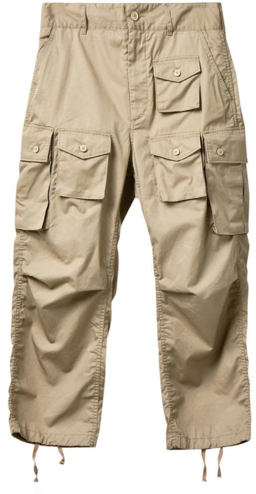 Engineered Garments Highcount Twill FA Pant Khaki Men's - SS21 - GB