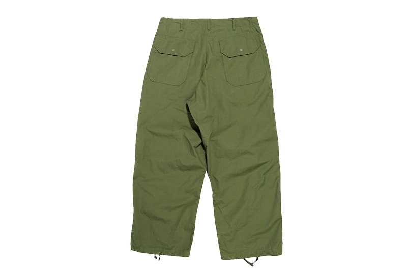 Engineered Garments Over Pant Olive Men's - SS22 - US