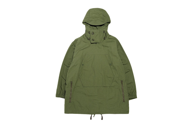 Engineered Garments Over Parka Olive - SS22 Men's - US