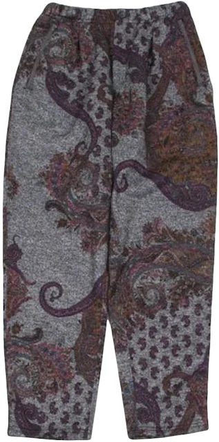 Engineered Garments Paisley Print Wool Jog Pant Grey - SS22 Men's - US