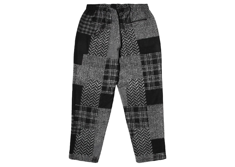 Engineered Garments Patchwork Knit Jog Pant Black/Grey - SS21 - US