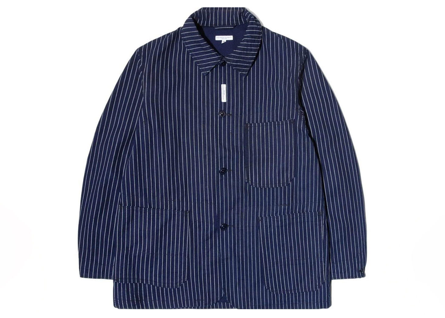 Engineered Garments Wabash Stripe Denim Work Jacket Indigo メンズ
