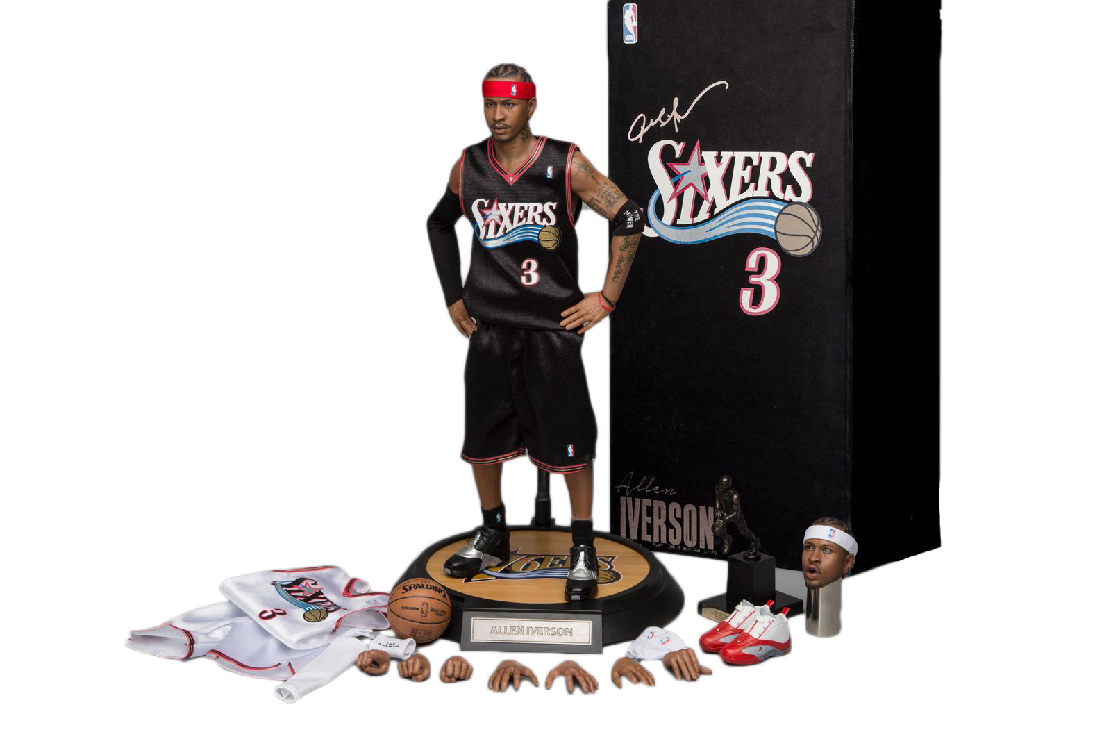 Enterbay NBA Basketball Allen Iverson RM-1060 1/6 Upgrade Edition Scale  Action Figure