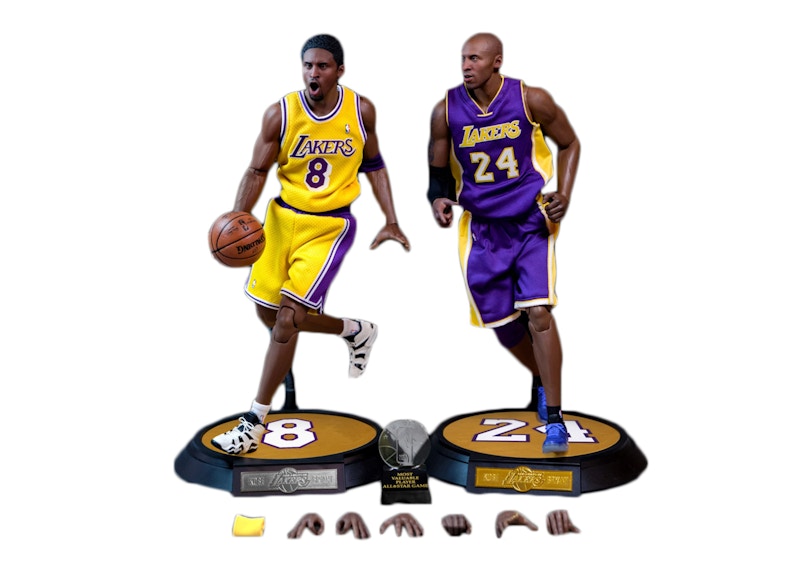 エンターベイ NBAコレクション コービー・ブライアント LAレイカーズ 1/6 スケール リアル マスターピース アクションフィギュア セット -  JP