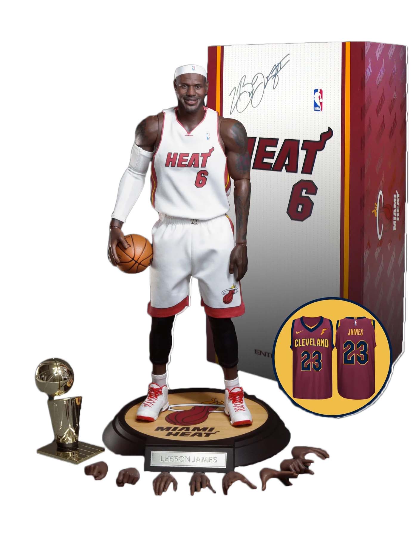 Enterbay NBA Collection Real Masterpiece 1/6 Scale Miami Heat ...