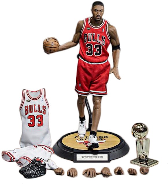Michael Jordan Bulls 23 Black Road Jersey Real Masterpiece Figure