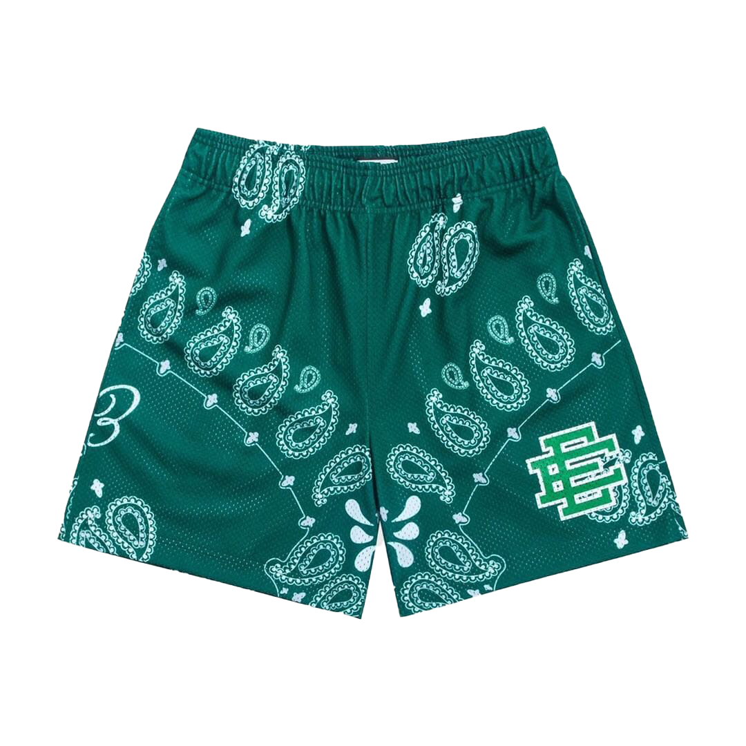 Eric Emanuel Basic Paisley Short Green