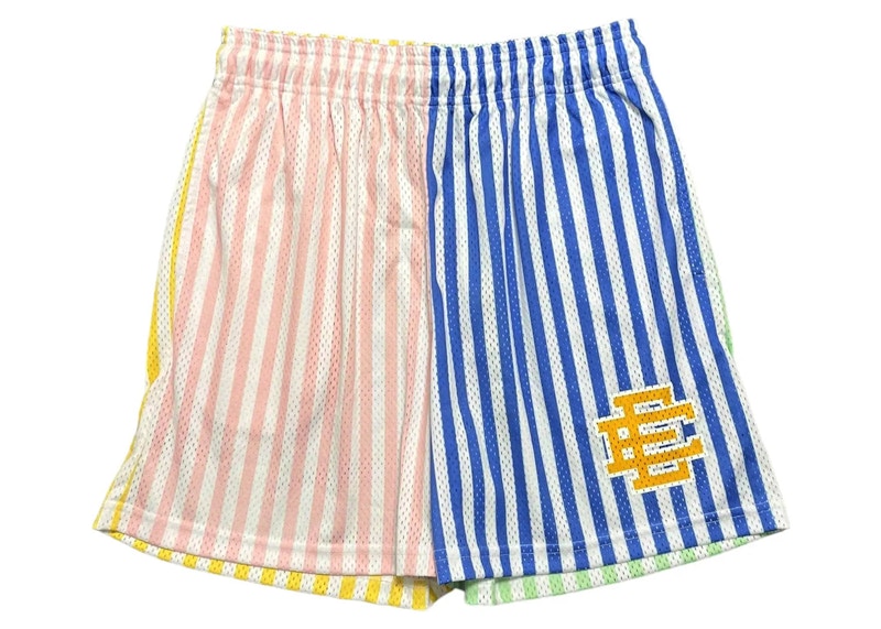 Pre-owned Eric Emanuel Men's Basic Stripe Shorts
