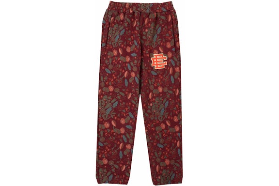 Eric Emanuel EE AOP Sweatpant Maroon Floral