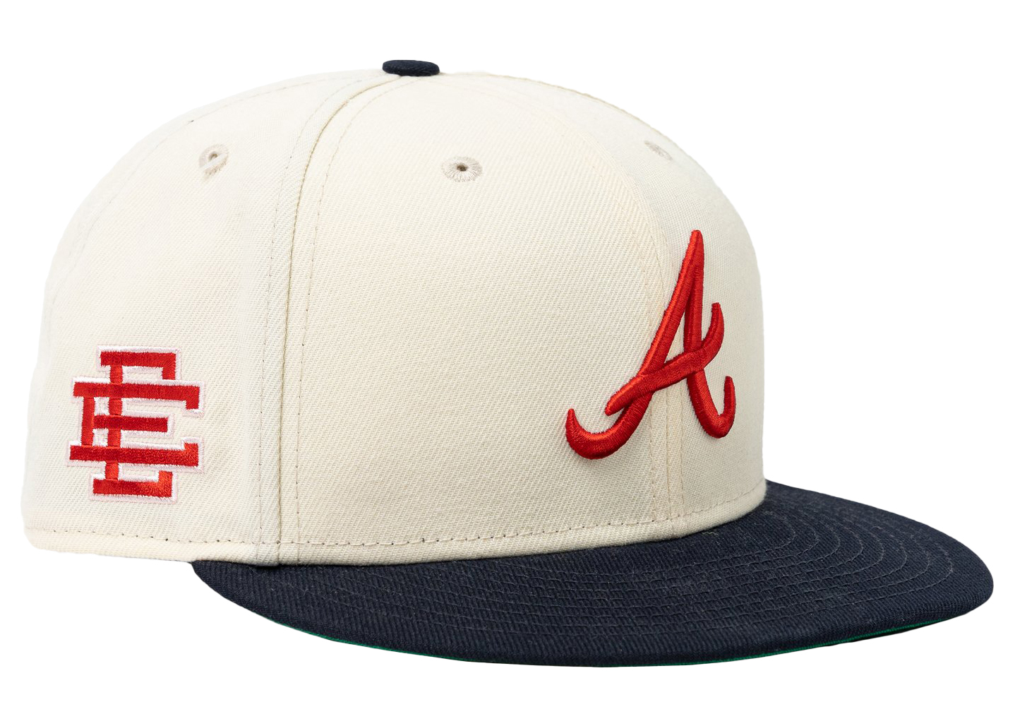 Eric Emanuel EE ATL 59Fifty New Era Fitted Hat Natural/Royal ...