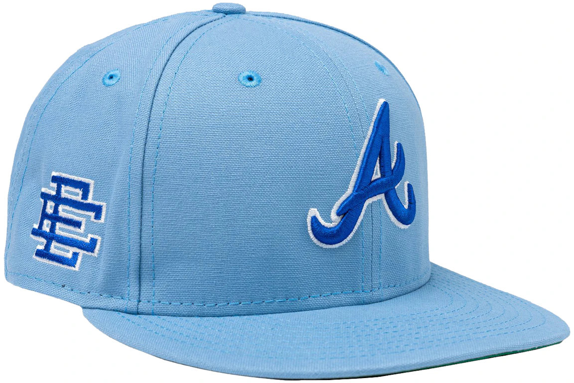 Eric Emanuel EE Atlanta Braves NE 59Fifty Fitted Hat Light Blue