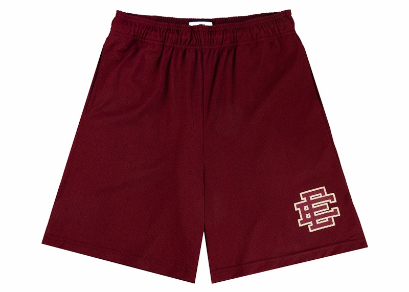 Pre-owned Eric Emanuel Men's Ee Baggy Short In Cardinal