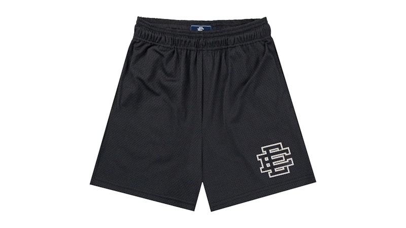 Pre-owned Eric Emanuel Men's Ee Baggy Short In Ebony In Black