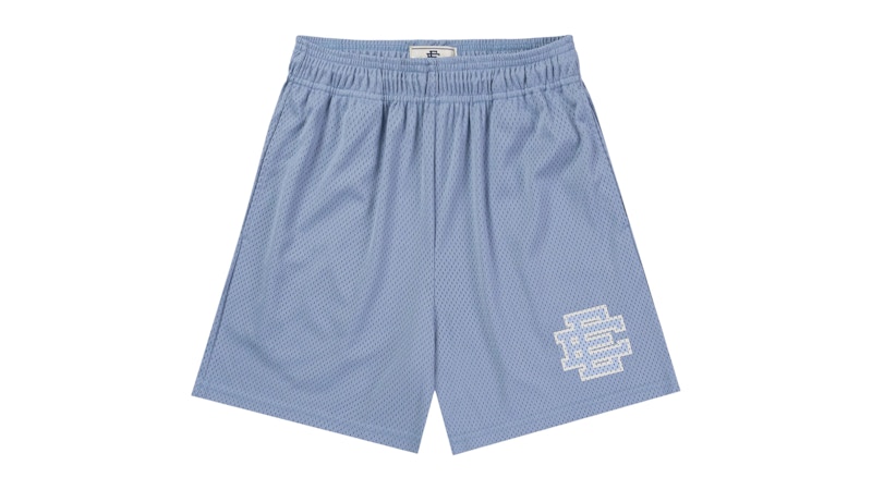 Pre-owned Eric Emanuel Men's Ee Baggy Short/ Blue In Eventide/eventide Blue