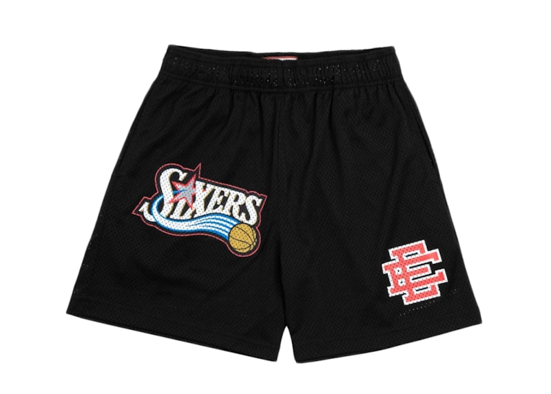 76ers black shorts