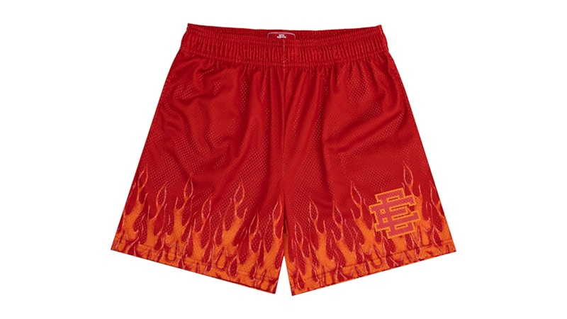 Eric Emanuel EE Basic/Core Burning Flames Short Red/Red