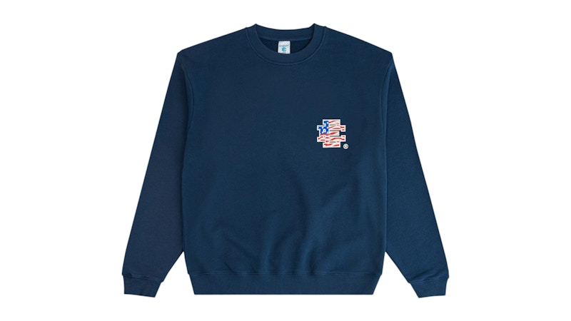 Eric Emanuel EE Basic/Core Crewneck Navy/Red