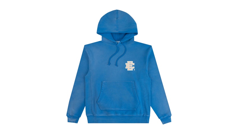 Sudadera con capucha Eric Emanuel EE Basic/Core Azul/Amarillo
