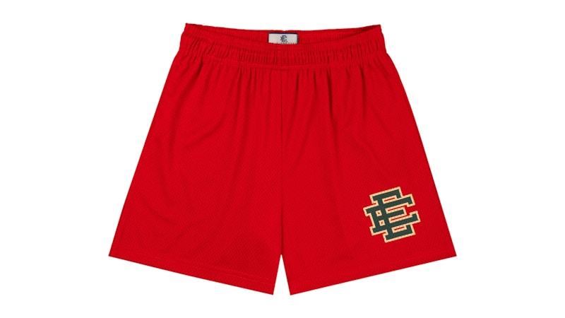 Men's Eric Emanuel EE Basic/Core Short in Red/Green