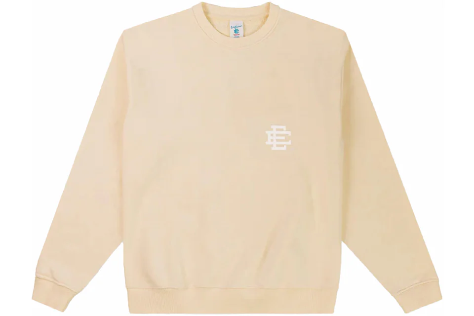 Eric Emanuel EE Basic Crewneck Cream/White Homme - FW23 - FR