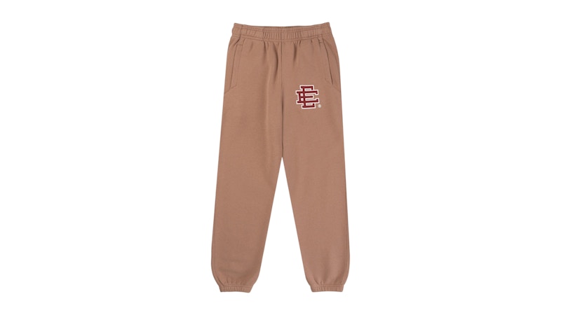 Eric Emanuel EE Basic Cuff Sweatpant Light Brown/Brick Red