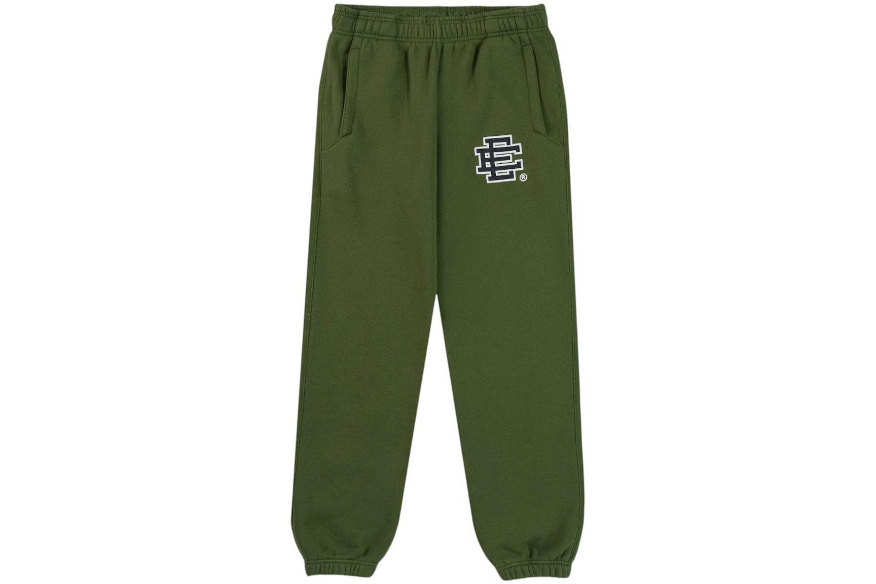 Eric Emanuel EE Basic Cuffed Sweatpant Green/Black Men's - FW24 - US