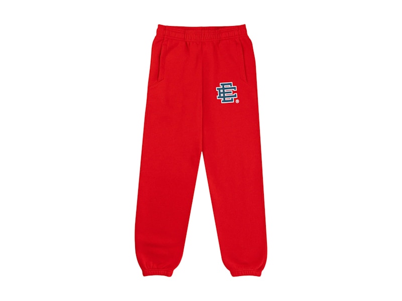 Eric Emanuel EE Basic Cuffed Sweatpant Red/Navy