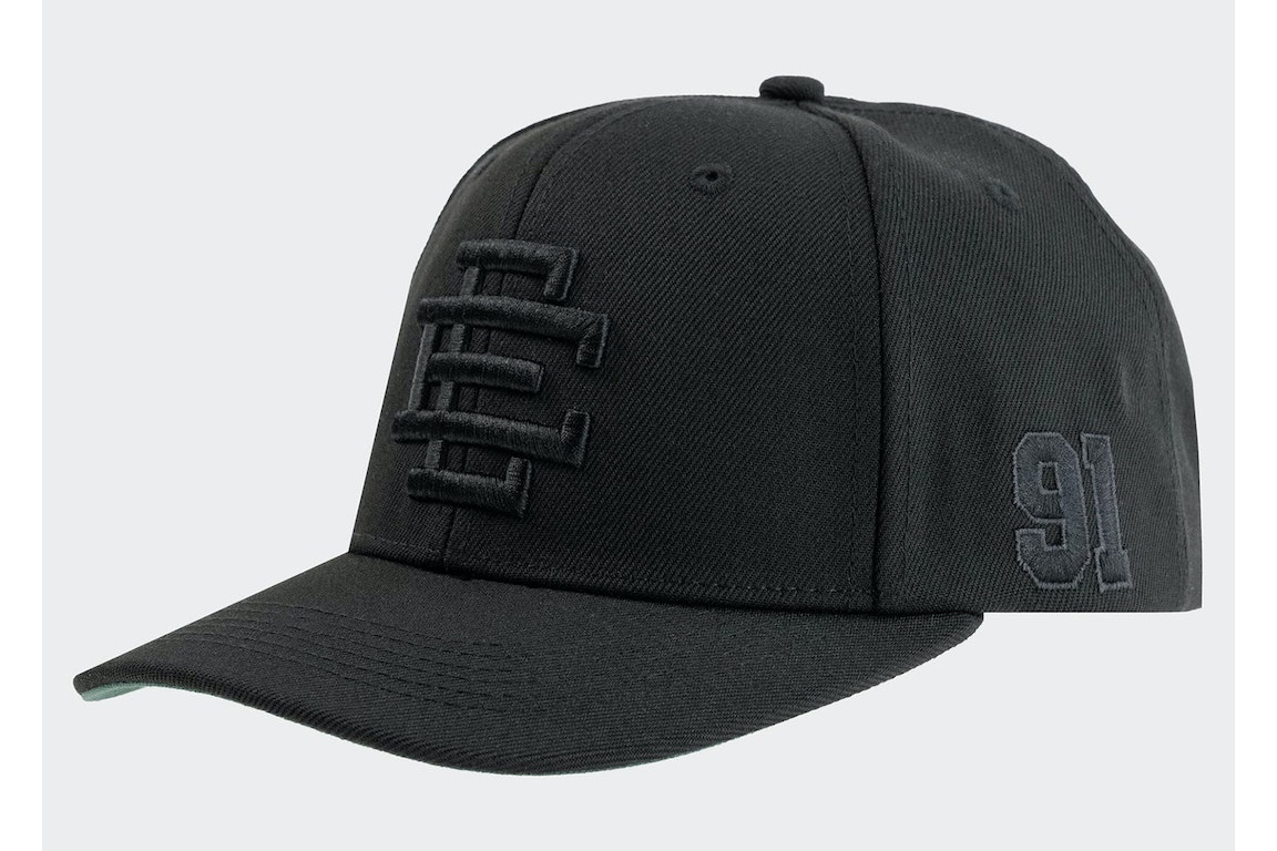 Pre-owned Eric Emanuel Ee Basic Hat Black/black