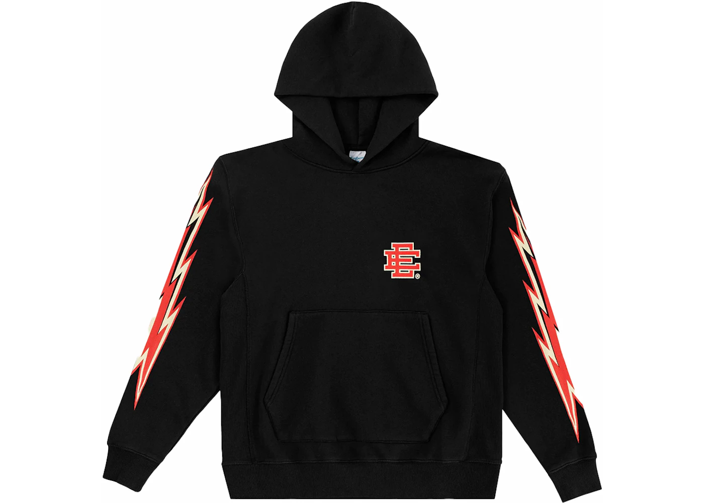 Eric Emanuel EE Basic Hoodie Black/Red Men's - SS24 - US