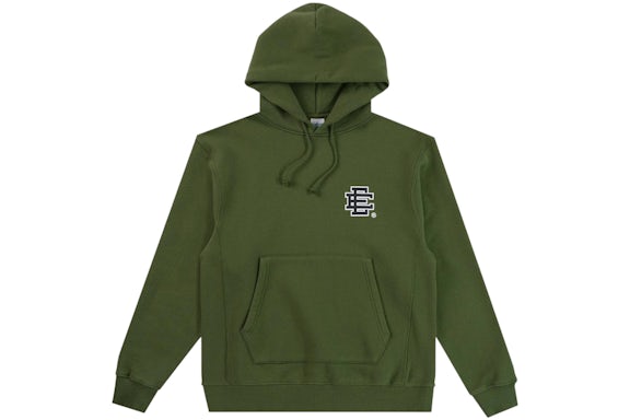 Eric Emanuel Sudadera con capucha EE Basic Verde/Negro