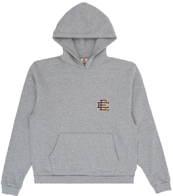 Eric Emanuel EE Basic Hoodie Heather Grey/Purple/Yellow - SS21
