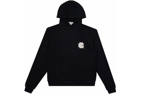 Eric Emanuel EE Basic Hoodie Jet Black/Metallic Silver