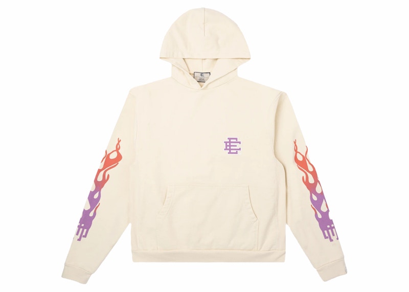 Off white clearance hoodie fire