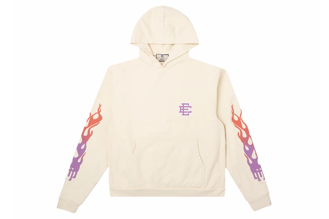 Pre-owned Eric Emanuel Ee Basic Hoodie (ss23) Off White