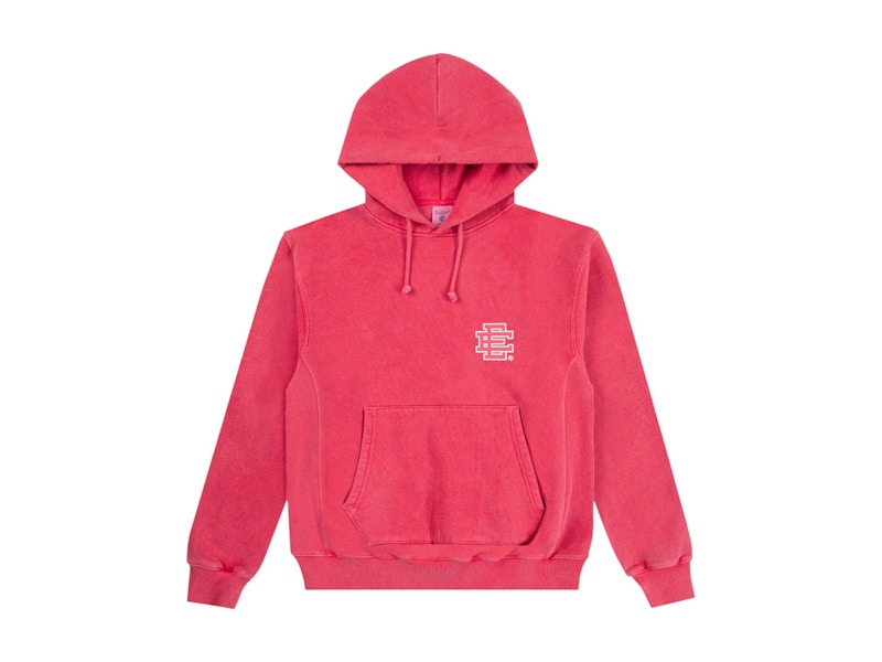 Eric Emanuel EE Basic Hoodie Washed Red/Red