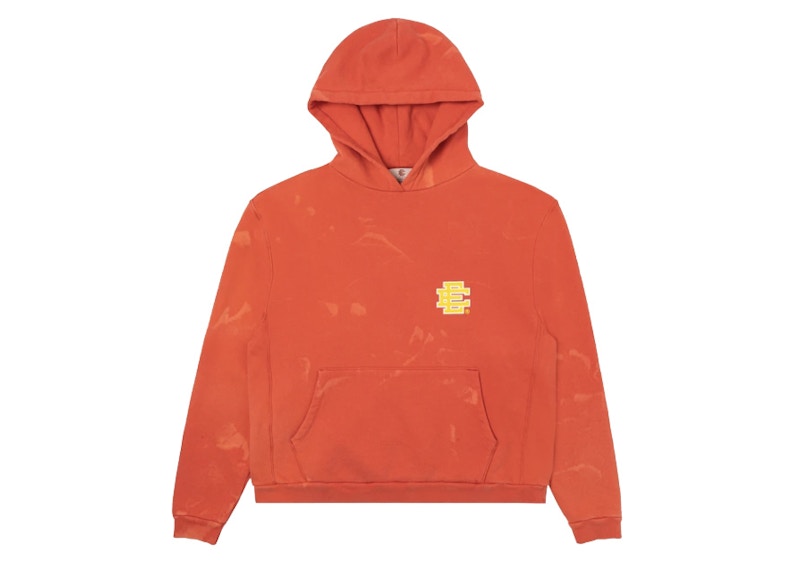 Sweat à capuche Eric Emanuel EE Basic rouge délavé