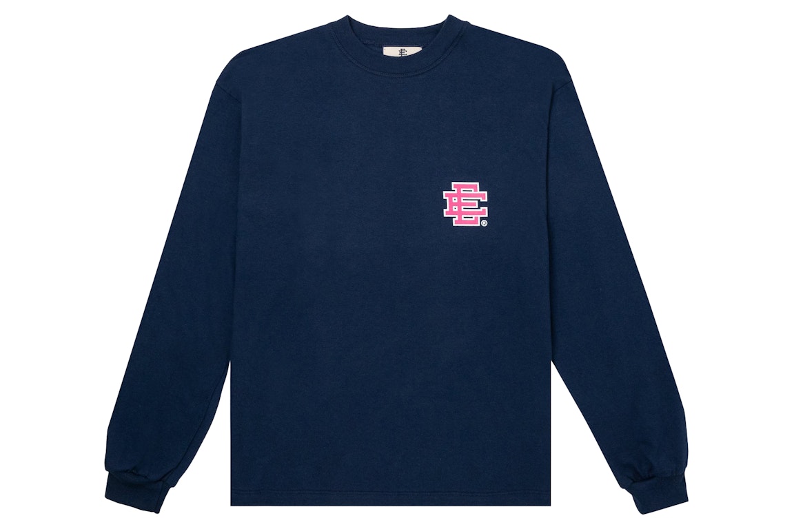 Pre-owned Eric Emanuel Ee Basic L/s T-shirt Navy
