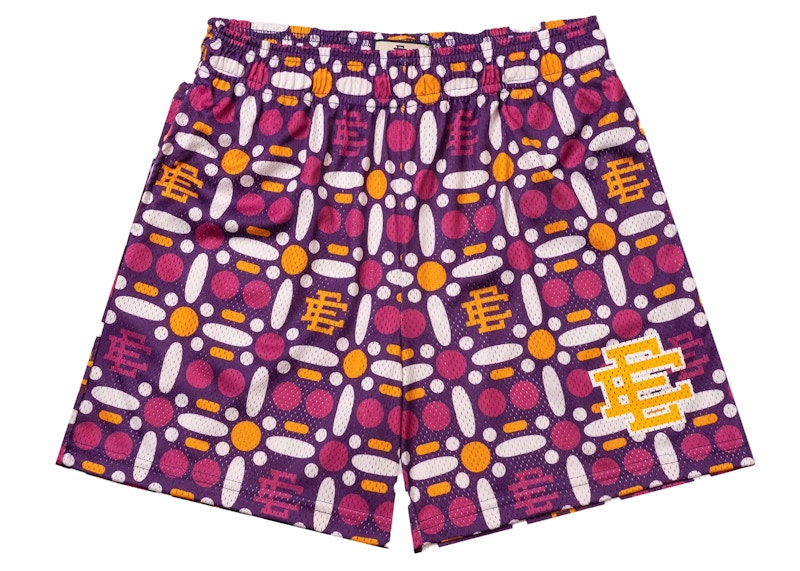 Pre-owned Eric Emanuel Men's Ee Basic Short In Groovy Purple