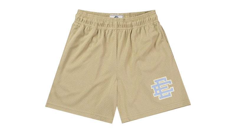 Pre-owned Eric Emanuel Men's  Ee Basic Short In Lint/silver