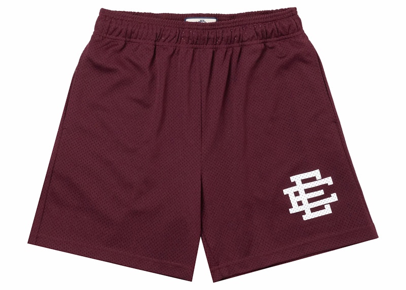 Eric emanuel shorts outlet burgundy size medium