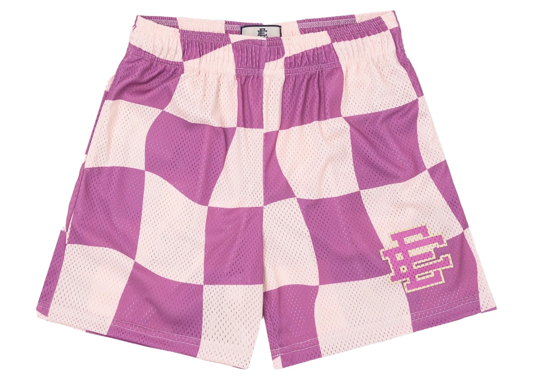 Pre-owned Eric Emanuel Ee Basic Short Purp Pink Wavy Flag