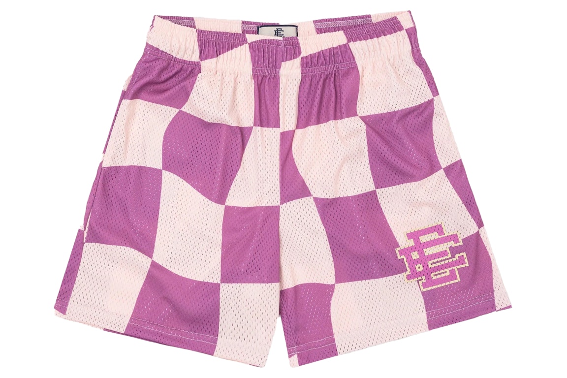 Pre-owned Eric Emanuel Ee Basic Short Purp Pink Wavy Flag