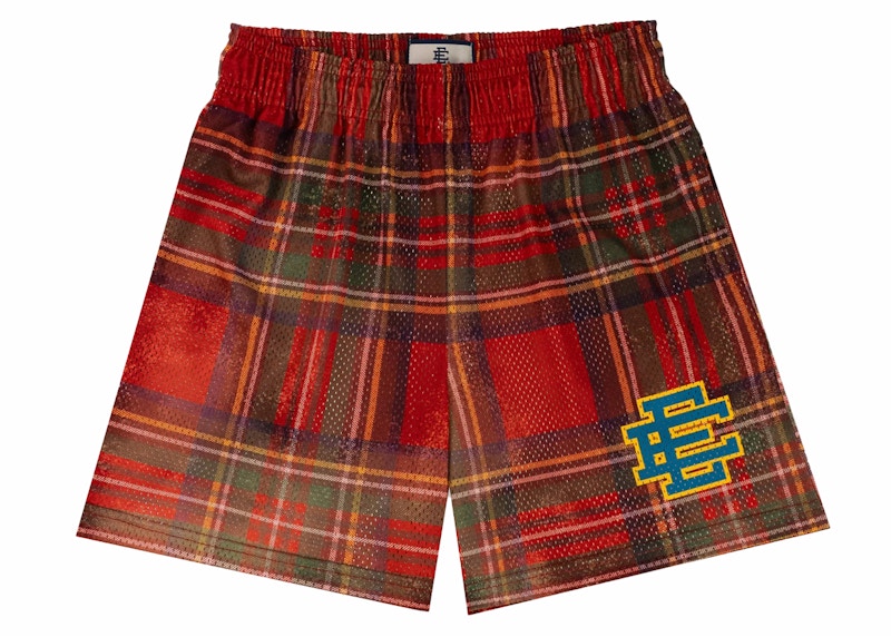 Eric Emanuel EE Basic Short Red/Brown Plaid