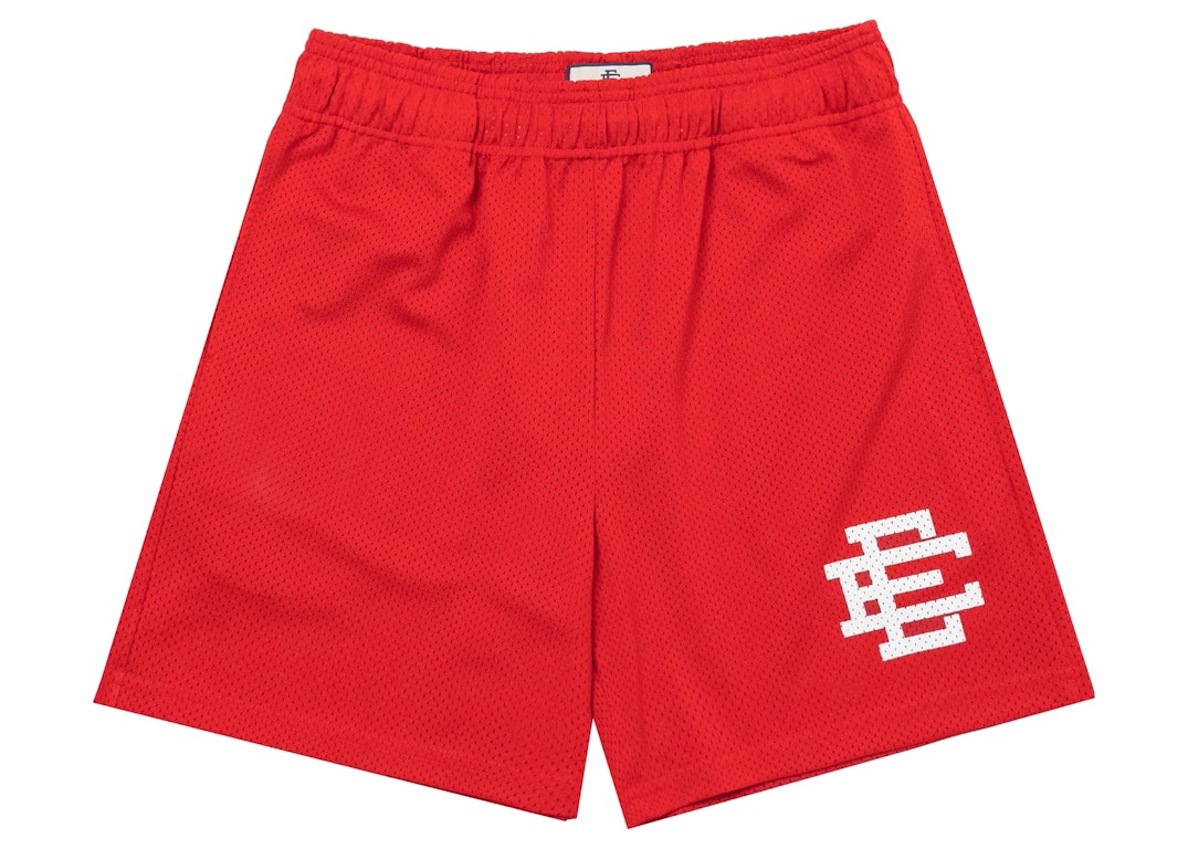 Pre-owned Eric Emanuel Ee Basic Short (ss22) Red