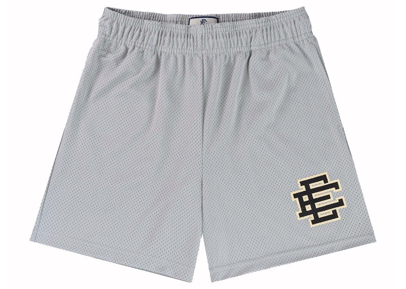Pre-owned Eric Emanuel Men's  Ee Basic Short (ss24) In Grey/black