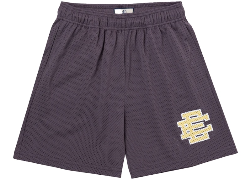 Pre-owned Eric Emanuel Men's  Ee Basic Short In Vintage Violet/yellow In Multi