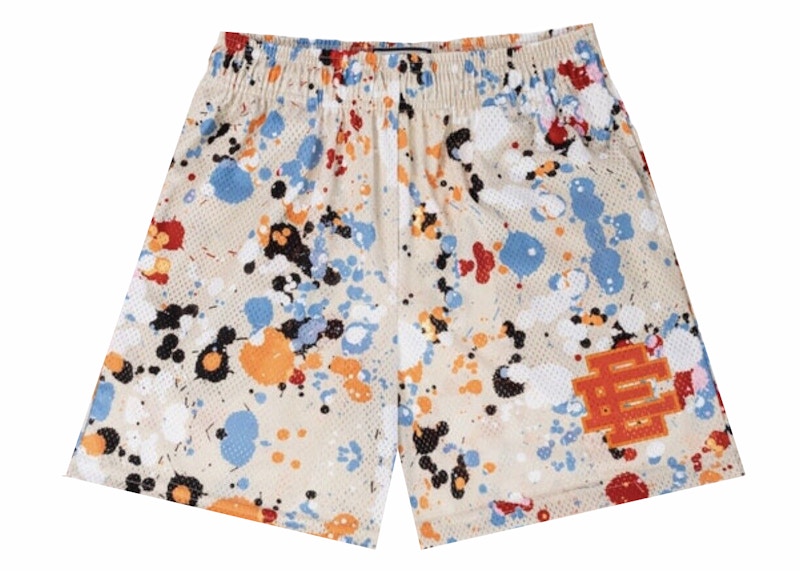 Eric Emanuel EE Basic Short White Splatter Men's - FW23 - US