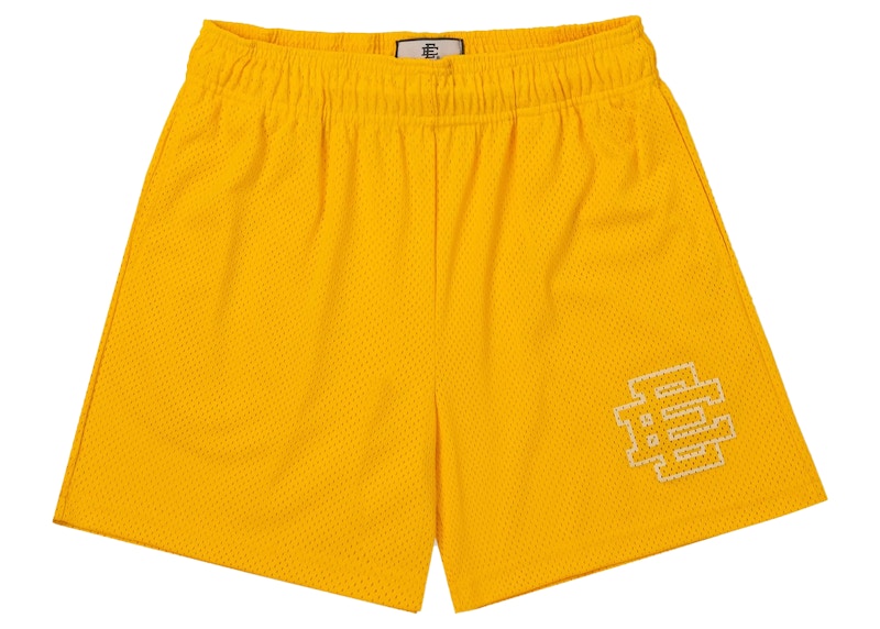 Pre-owned Eric Emanuel Men's Ee Basic Short/tonal In Yellow/tonal Yellow
